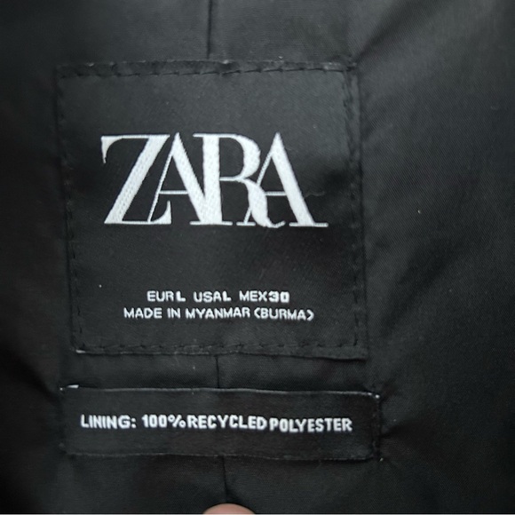 Zara Fuzzy Belted Robe Coat - Picture 10 of 10